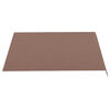 vidaXL Tissu de remplacement pour auvent Marron 3x2,5 m