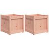 vidaXL Jardini&egrave;res 2 pcs bois massif douglas