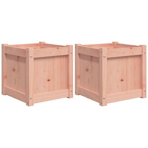 vidaXL Jardini&egrave;res 2 pcs bois massif douglas