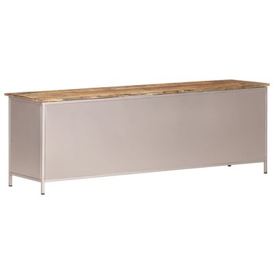 vidaXL Meuble TV 120x30x40 cm Bois de manguier brut