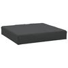 vidaXL Coussins de palette lot de 2 noir tissu oxford