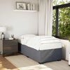 vidaXL Cadre de lit sans matelas gris foncé velours
