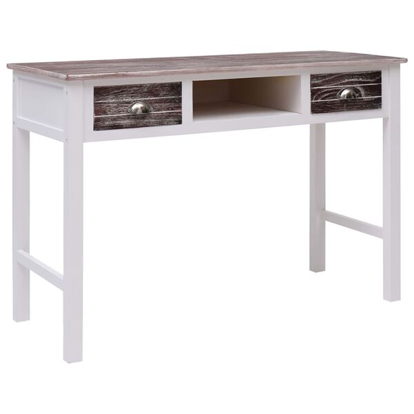 vidaXL Bureau Marron 110 x 45 x 76 cm Bois
