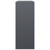 vidaXL Portant de bois de chauffage anthracite 100x40x100 cm acier