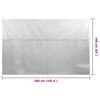 vidaXL Film solaire de piscine flottant PE 260x160 cm Gris