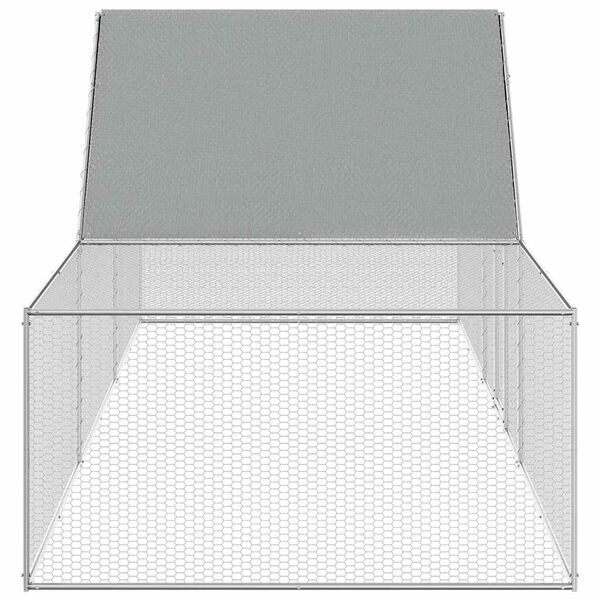 vidaXL Poulailler 5 x 1 x 1,5 m Acier galvanisé