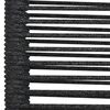 vidaXL Ensemble &agrave; manger de jardin 9 pcs Corde en coton et acier Noir