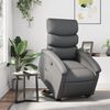 vidaXL Fauteuil inclinable gris similicuir