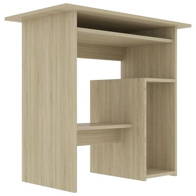 vidaXL Bureau Chêne sonoma 80x45x74 cm Bois d’ingénierie