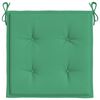 vidaXL Coussins de chaise jardin lot de 4 vert 40x40x4 cm tissu oxford