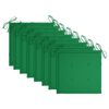 vidaXL Chaises de jardin et coussins vert lot de 8 Bois de teck massif