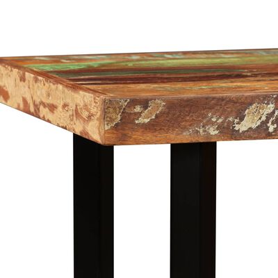vidaXL Table de bar Bois massif de récupération 120x60x107 cm