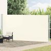 vidaXL Auvent lat&eacute;ral r&eacute;tractable de patio 200x600 cm Cr&egrave;me