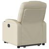 vidaXL Fauteuil inclinable cr&egrave;me similicuir