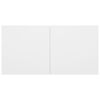 vidaXL Meuble TV suspendu Blanc 60x30x30 cm