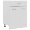 vidaXL Armoire à tiroirs "Lyon" Blanc 60 x 46 x 81,5 cm Bois d'ingénierie