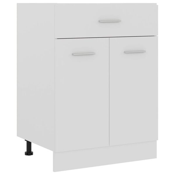 vidaXL Armoire à tiroirs "Lyon" Blanc 60 x 46 x 81,5 cm Bois d'ingénierie