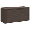 vidaXL Boîte de rangement de jardin Marron 116x44x55 cm