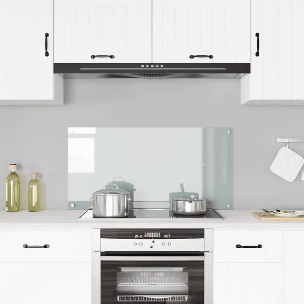 vidaXL Dosseret de cuisine Transparent 100x50 cm Verre trempé