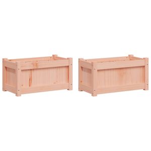 vidaXL Jardini&egrave;res 2 pcs bois massif douglas