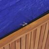 vidaXL Bo&icirc;te de rangement de jardin 175x80x75 cm Bois d'acacia solide