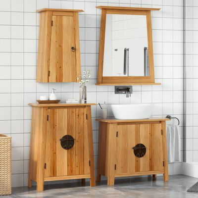 vidaXL Ensemble de meubles de salle de bain 4 pcs bois de pin massif
