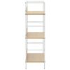 vidaXL Bibliothèque à 3 niveaux chêne 60x27,6x90,5cm bois d'ingénierie