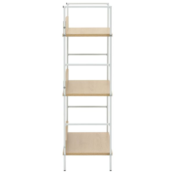 vidaXL Bibliothèque à 3 niveaux chêne 60x27,6x90,5cm bois d'ingénierie