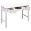 vidaXL Bureau Blanc 110 x 45 x 76 cm Bois