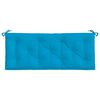 vidaXL Coussins de banc de jardin lot de 2 bleu clair tissu Oxford
