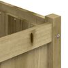 vidaXL Jardinière 90x50x70 cm bois de pin imprégné