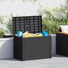 vidaXL Bo&icirc;te de rangement de jardin Anthracite 78x44x55 cm