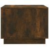 vidaXL Table basse ch&ecirc;ne fum&eacute; 55x55x43 cm bois d'ing&eacute;nierie