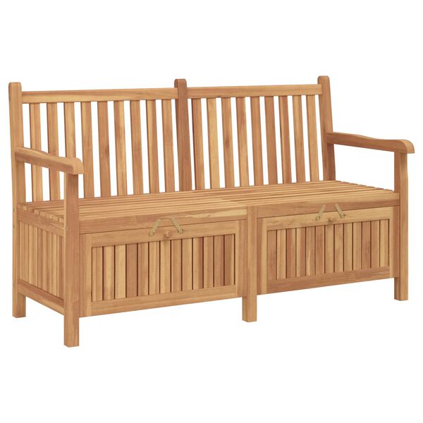 vidaXL Banc de Rangement de Jardin Marron 150 x 60 x 90 cm