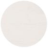 vidaXL Dessus de table Blanc &Oslash;40x2,5 cm Bois de pin massif