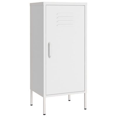 vidaXL Armoire de rangement Blanc 42,5x35x101,5 cm Acier