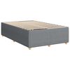 vidaXL Cadre de lit sans matelas gris clair tissu