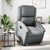 vidaXL Fauteuil inclinable &eacute;lectrique gris similicuir