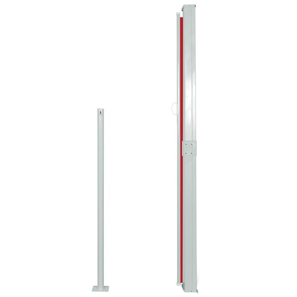 vidaXL Auvent lat&eacute;ral r&eacute;tractable 160 x 500 cm Rouge