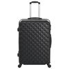 vidaXL Valise rigide 3 pcs Noir ABS