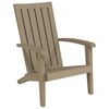 vidaXL Chaise de jardin Adirondack marron clair polypropyl&egrave;ne
