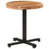 vidaXL Table de bistro Ronde Ø70x75 cm Bois d'acacia massif