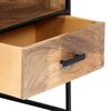 vidaXL Table de chevet 40x30x50 cm Bois de manguier massif