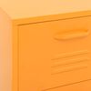 vidaXL Armoire de rangement Jaune moutarde 42,5x35x101,5 cm Acier