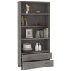 vidaXL Buffet HAMAR Bois massif de pin Gris clair