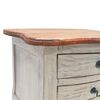 vidaXL Table de chevet bois d'acajou massif 48x35x64 cm