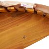 vidaXL Transat 2 pcs Marron 60 x 154 x 74 cm Bois d'acacia massif