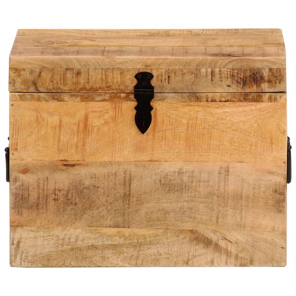 vidaXL Bo&icirc;te de rangement 39x28x31 cm Bois massif d'acacia