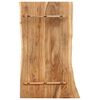 vidaXL Dessus de table Bois d'acacia massif 100x(50-60)x2,5 cm