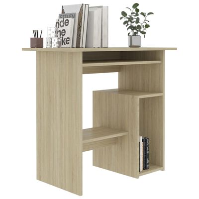 vidaXL Bureau Chêne sonoma 80x45x74 cm Bois d’ingénierie